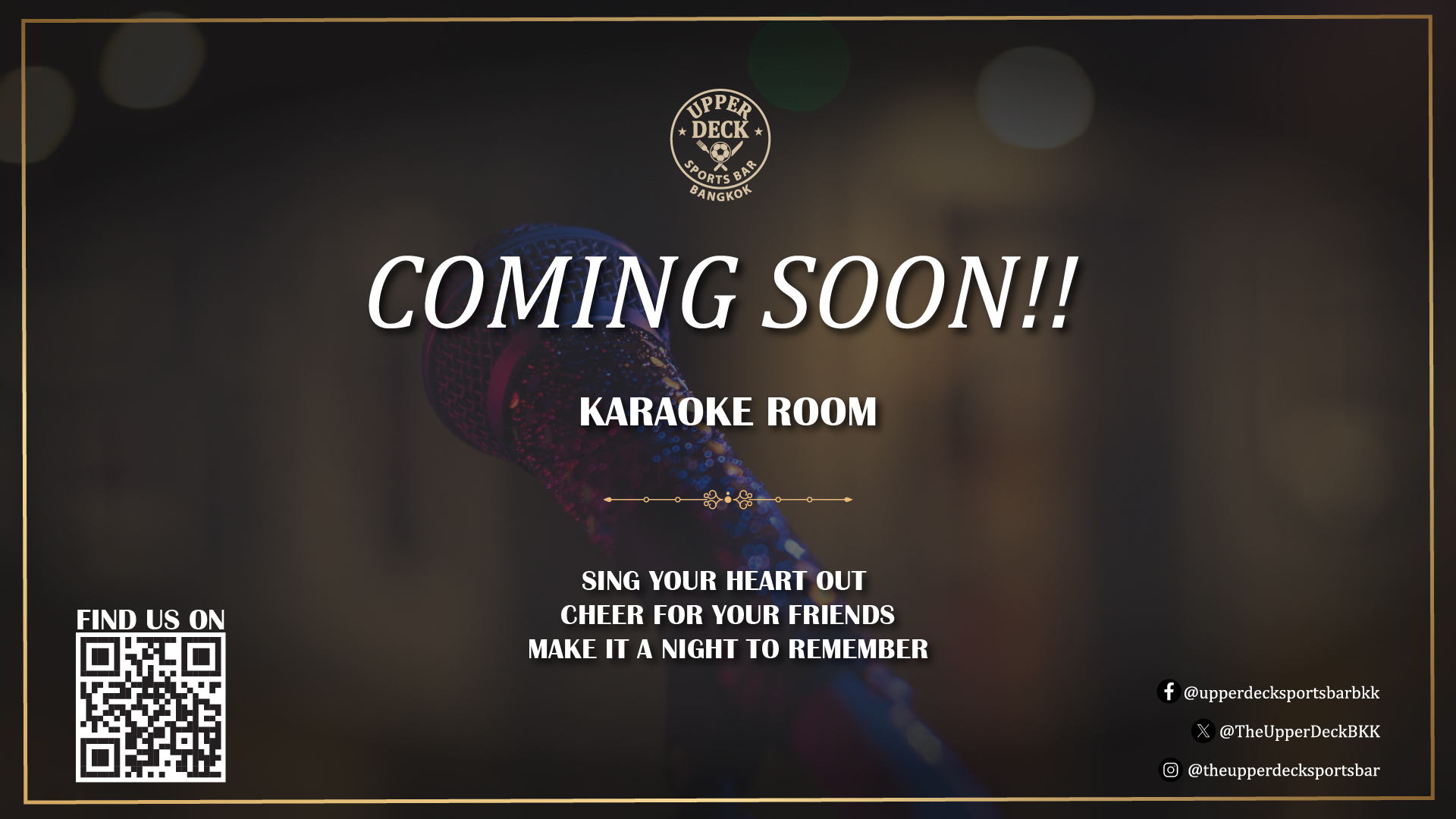 Karaoke at upperdeck bangkok coming soon
